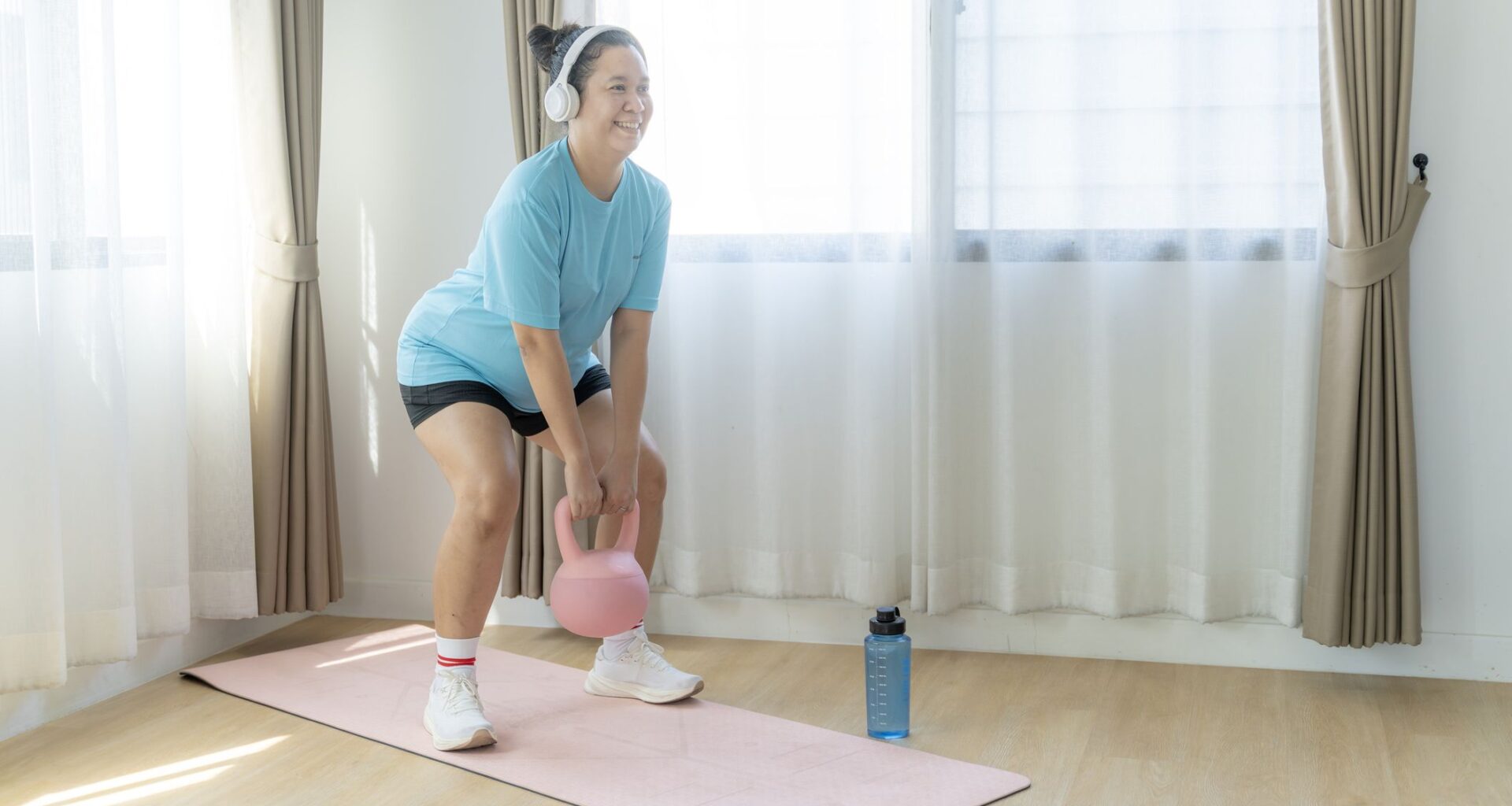Only got five minutes to spare? Try this kettlebell workout to build strength and get your heart pumping