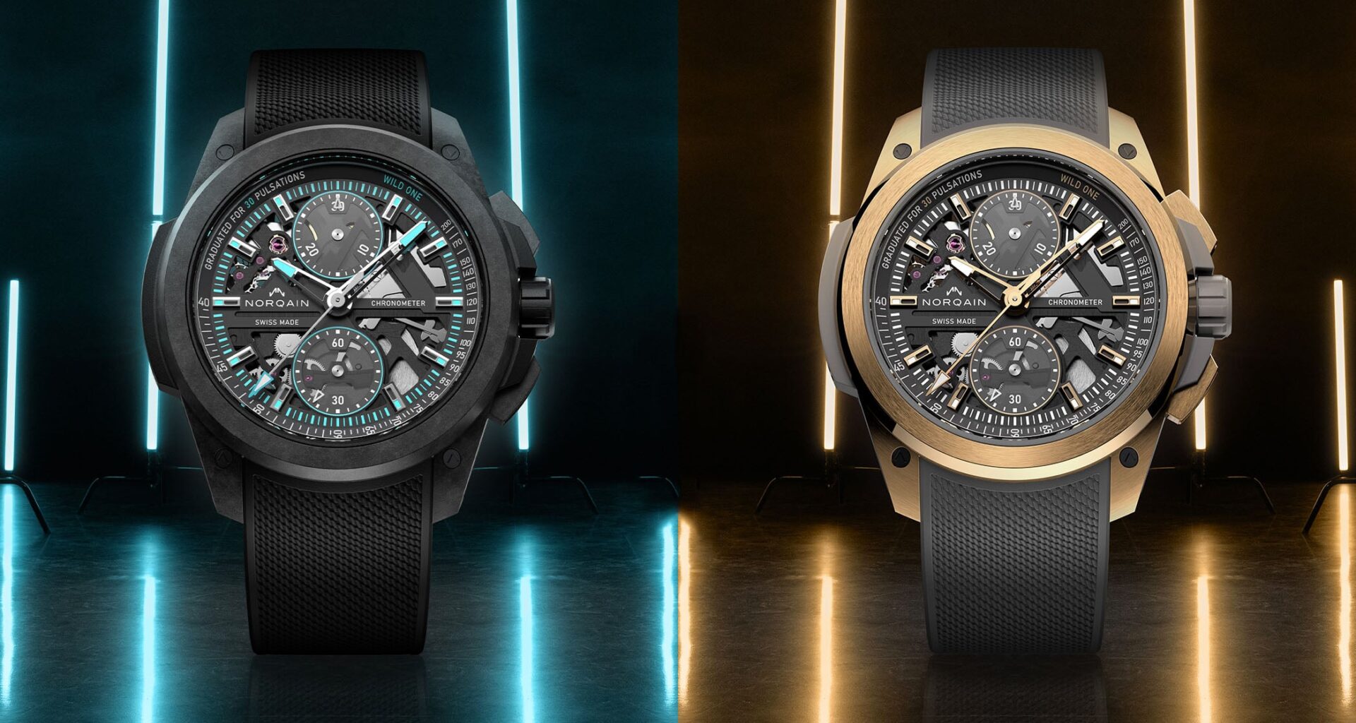 Norqain Wild One Skeleton Chrono