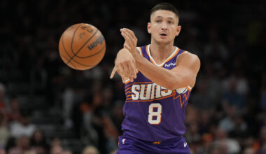 Phoenix Suns guard Grayson Allen...