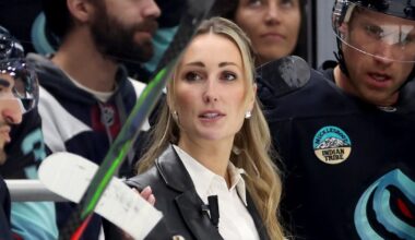 Assistant coach Jessica Campbell won’t return to Kraken bench