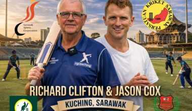 Sarawak cricketers undergo stint with two Aussie coaches