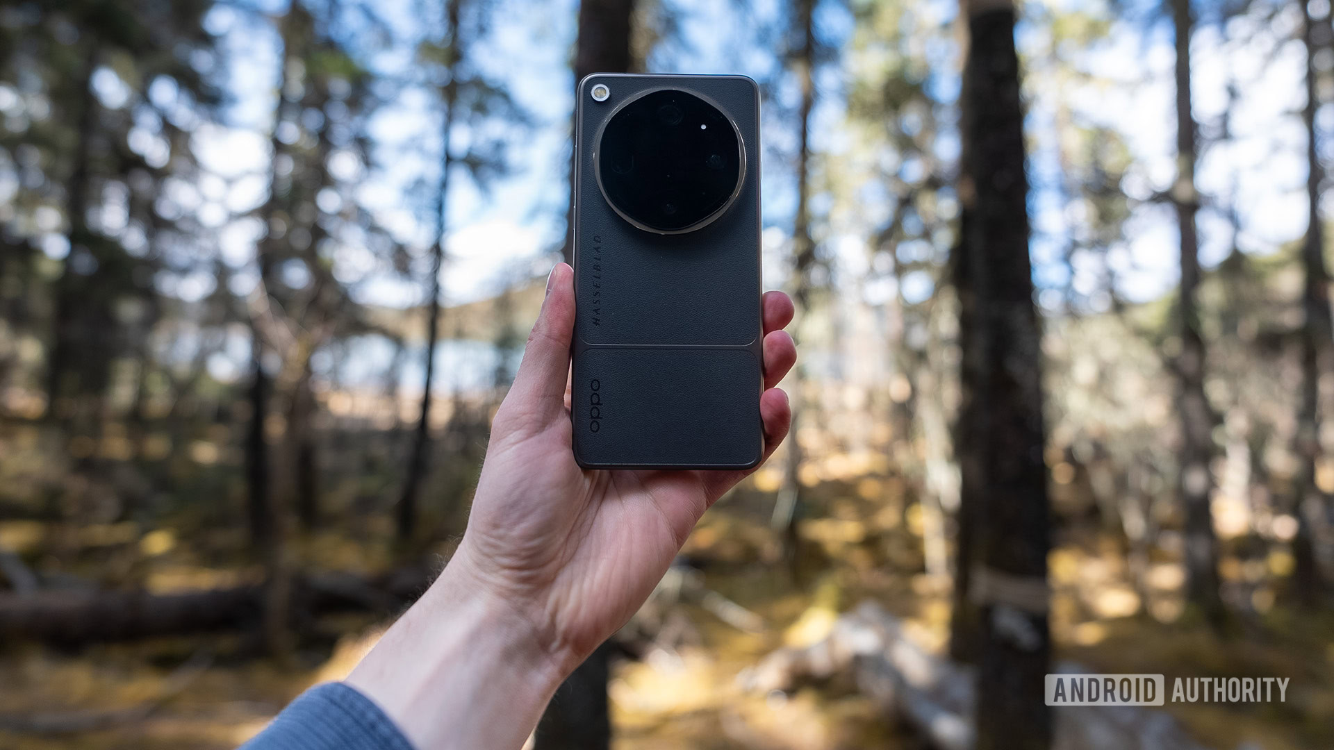 Oppo Find X9 Ultra in hand showing back of the phone