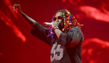 Young Thug Looks Out for North West During His Coachella Show