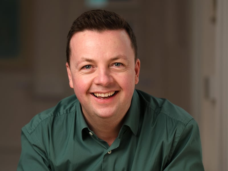 Broadcaster Oliver Callan. Photograph: Bryan Meade