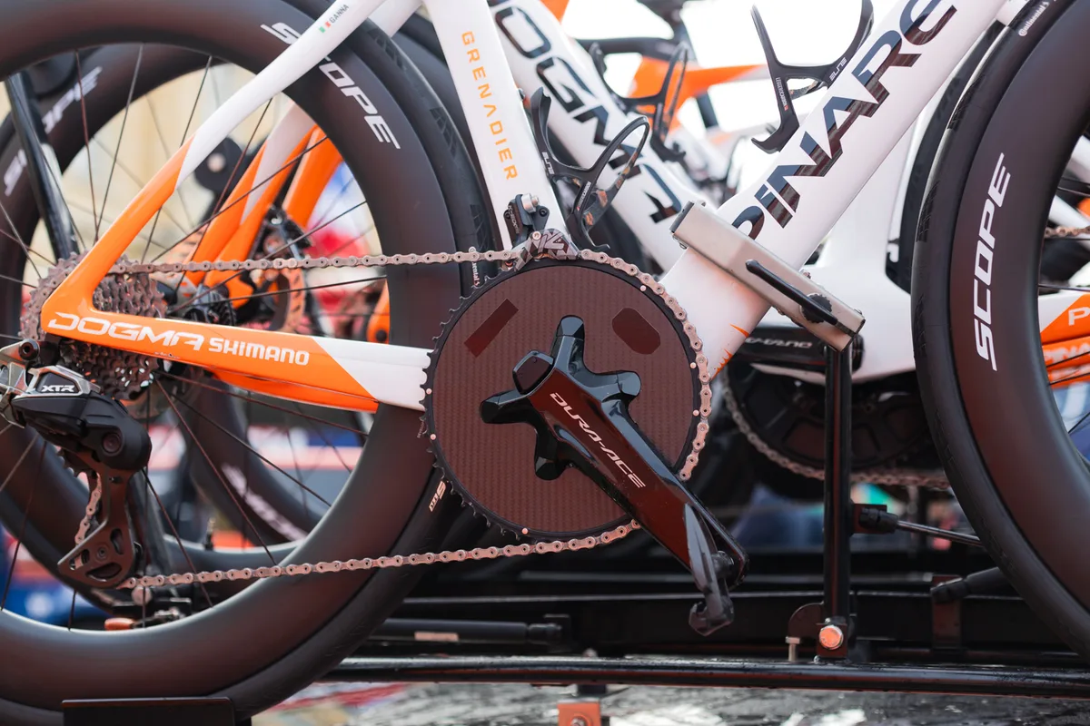 Blanked out Carbon Ti chainrings