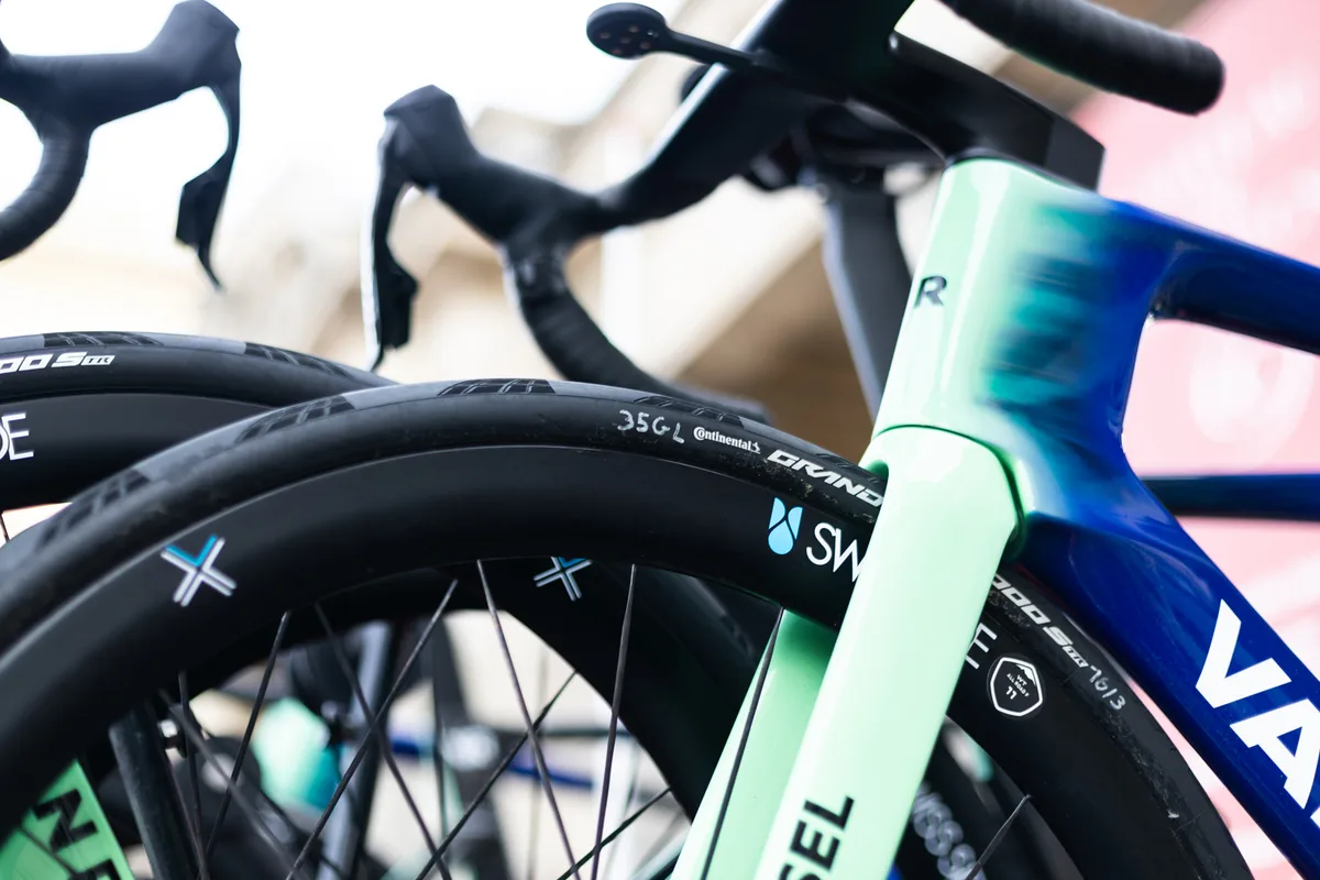 35mm tyres on Paris-Roubaix bike