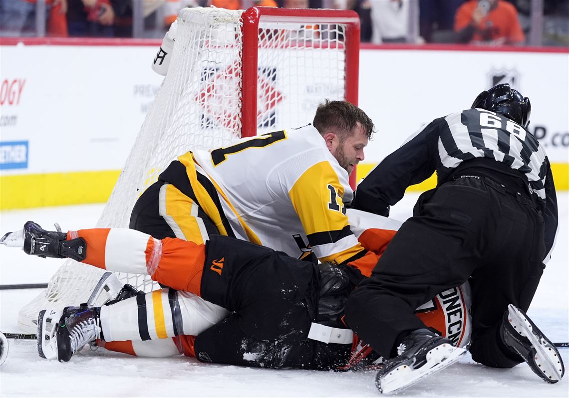 Flyers take over Game 3 after melee, putting Penguins in 0-3 series hole