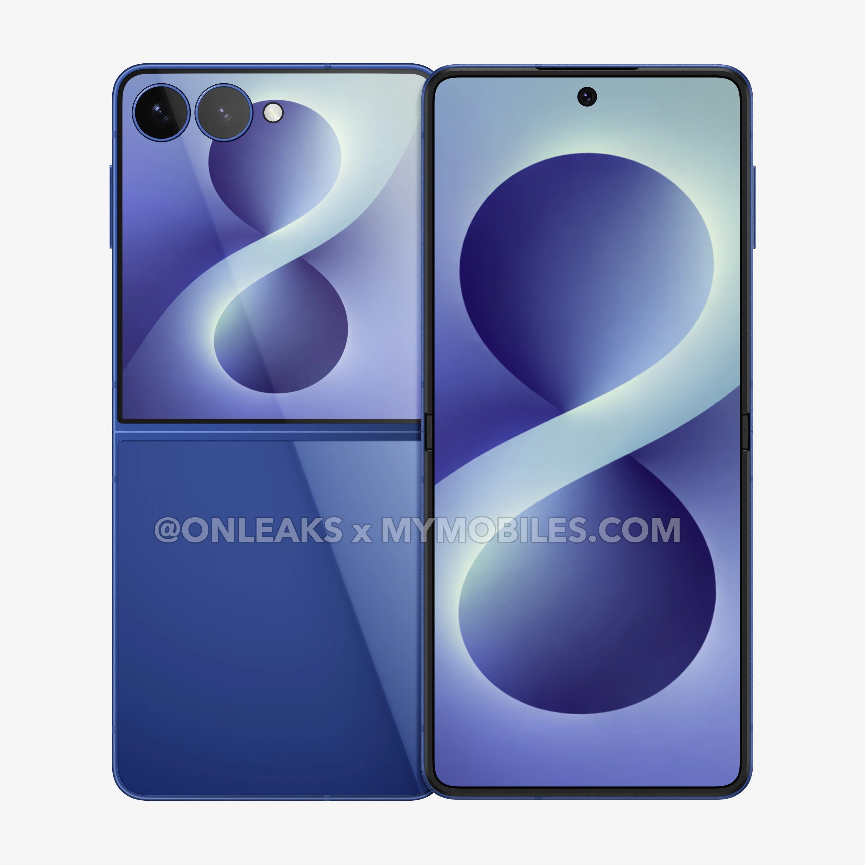 Leaked render of the Galaxy Z Flip 8