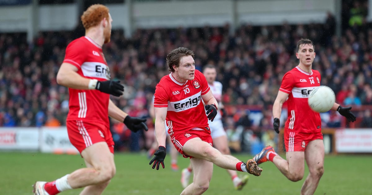 Weekend’s football fixtures, throw-in times and TV details, including Derry v Antrim – The Irish Times