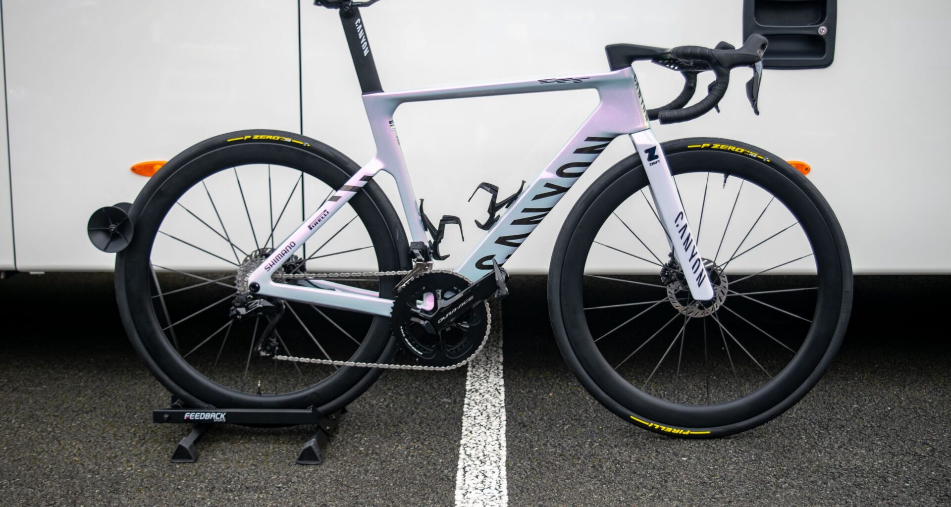 Even more new prototype Dura-Ace parts spotted on Jasper Philipsen's Canyon Endurace CFR for Paris-Roubaix