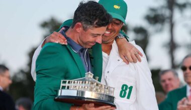 Rory McIlroy sheds burden of winning green jacket. Now it falls to others