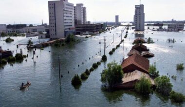 Flooding of the Yangtze River in China in 1998