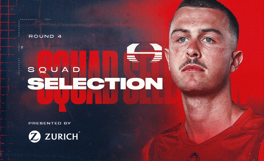 Round 4 Squad | Extended side named for Gold Coast clash