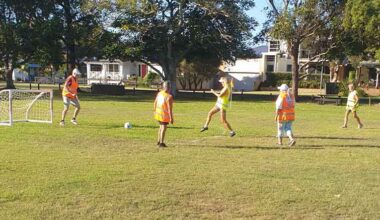 Lorraine popping one towards the net with DK defending.