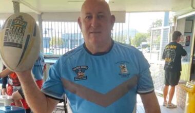 Nelson Bay Grey Gropers produce vintage displays at Golden Oldies Rugby event