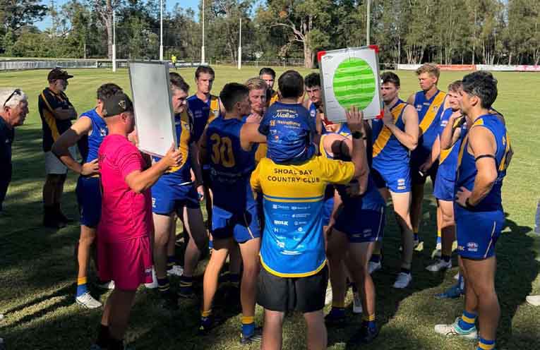 Game milestones for Nelson Bay Marlins AFL stars