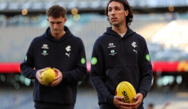 Voss explains Ollie Holland decision as Blues show fight after tough week