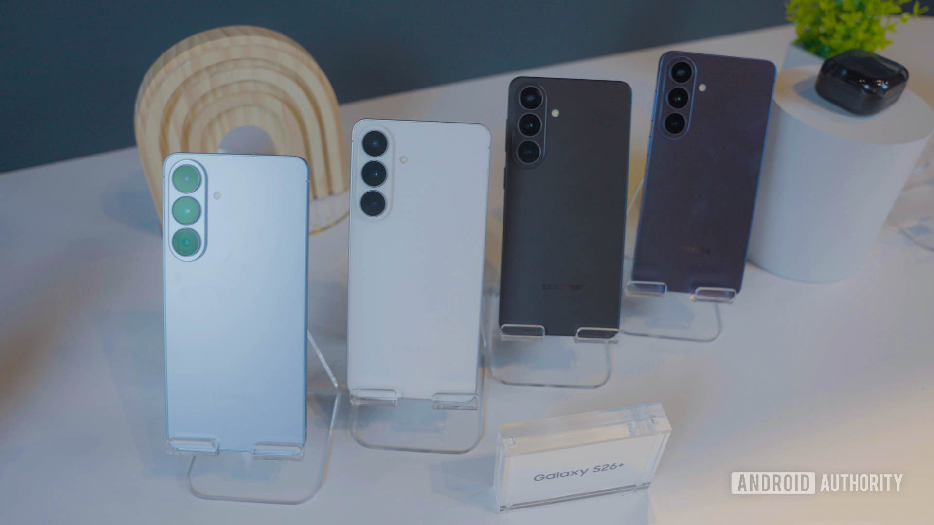 Samsung Galaxy S26 Plus all four colors Samsung Galaxy S26 Plus all four colors