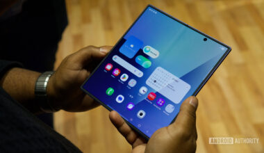 Samsung Galaxy Z Fold 7 in hand and unfolded