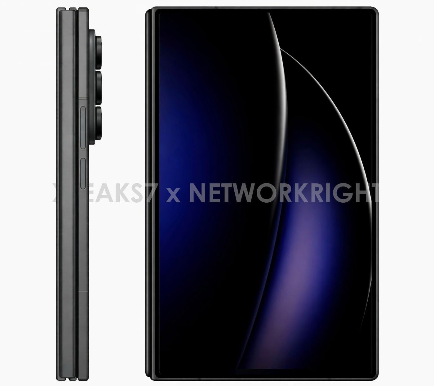 Samsung Galaxy Z TriFold Wide render