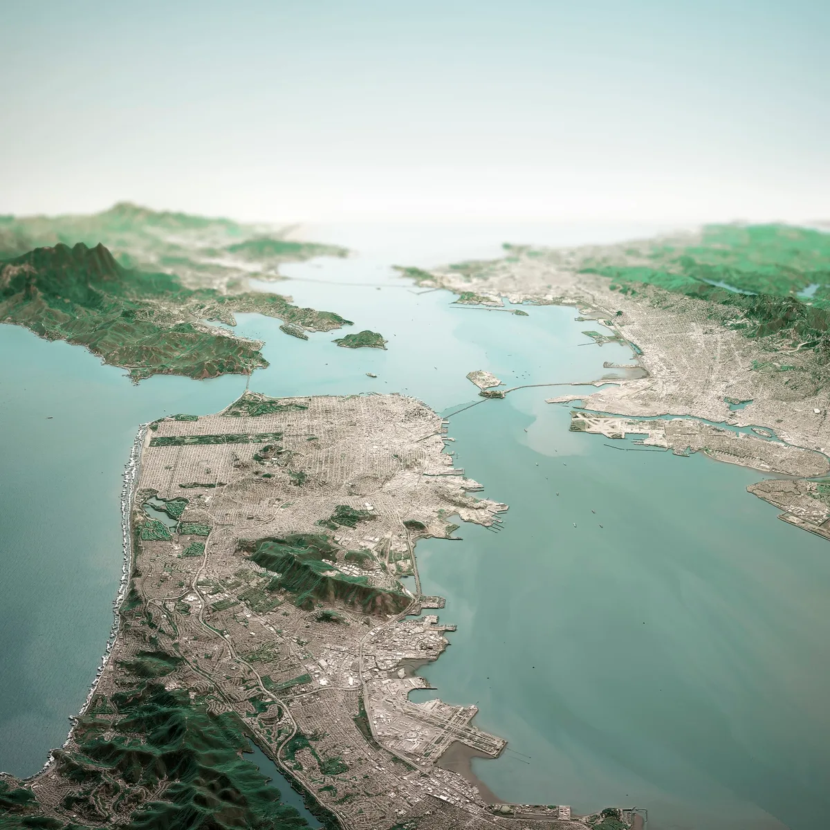 San Francisco Bay map