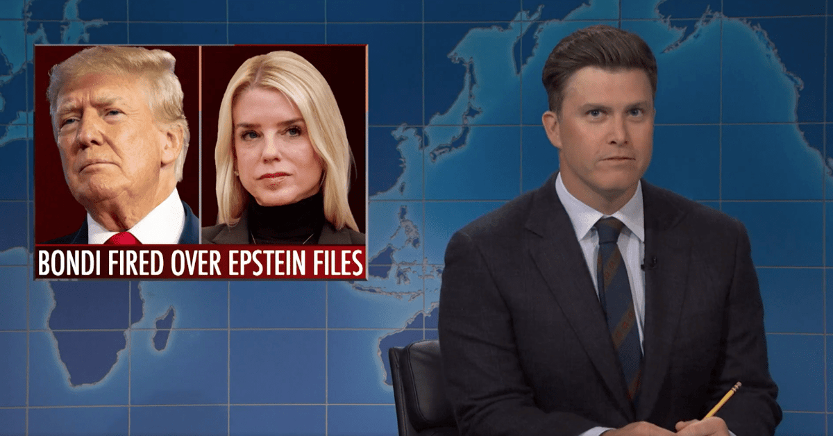 'SNL' Weekend Update Roasts Pam Bondi, JD Vance's Adult Catholic Conversion