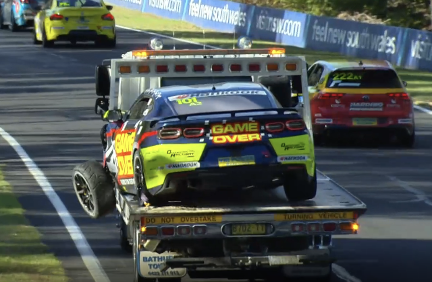 Grant Denyer, Richard Barram hospitalised after Bathurst 6 Hour crash