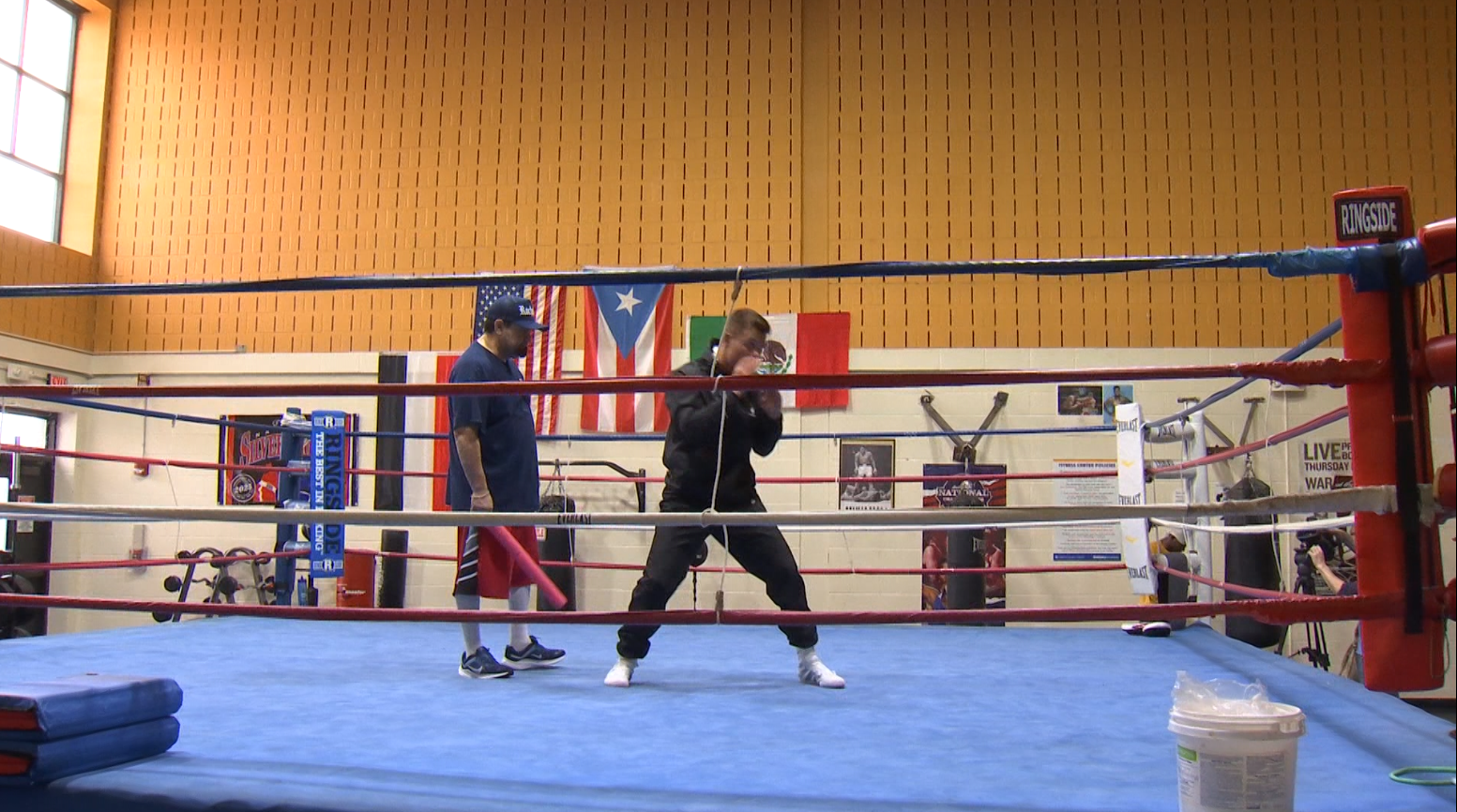 'Gloves Up, Guns Down' brings professional boxing back to Blue Cross Arena