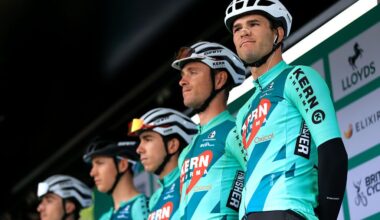 STOWMARKET, ENGLAND - SEPTEMBER 03: Marc Brustenga of Spain and Team Equipo Kern Pharma prior to the 21st Tour of Britain 2025, Stage 2 a 169.3km stage from Stowmarket to Stowmarket on September 03, 2025 in Stowmarket, England. (Photo by Stephen Pond/Getty Images)