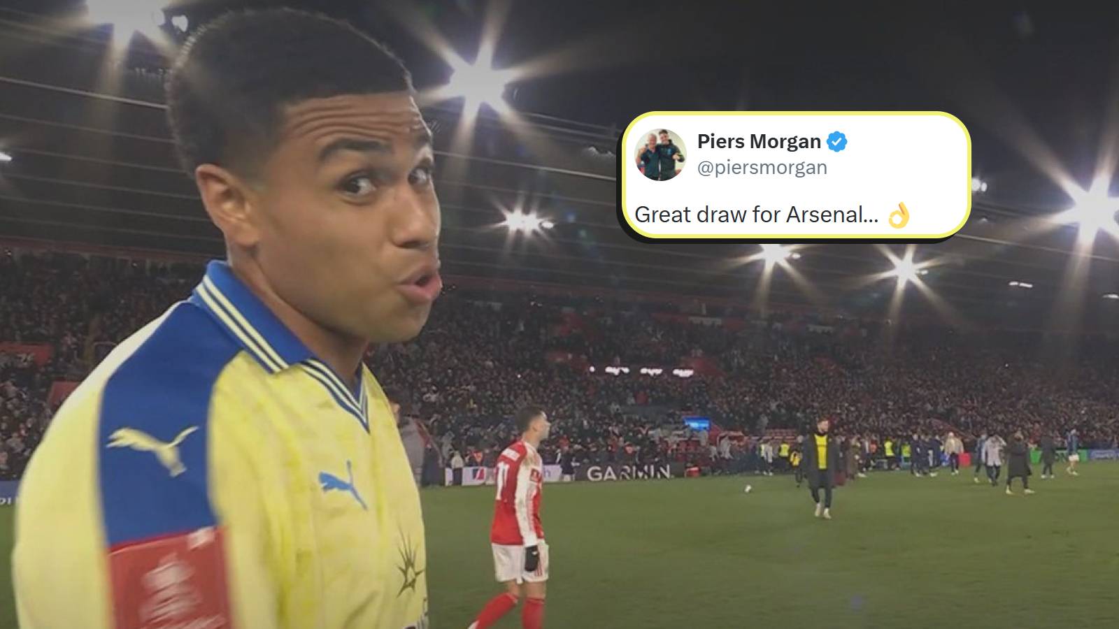 Arsenal & Piers Morgan brutally savaged by Southampton admin