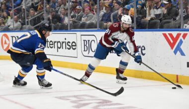 Avalanche's Nazem Kadri injured vs. Blues