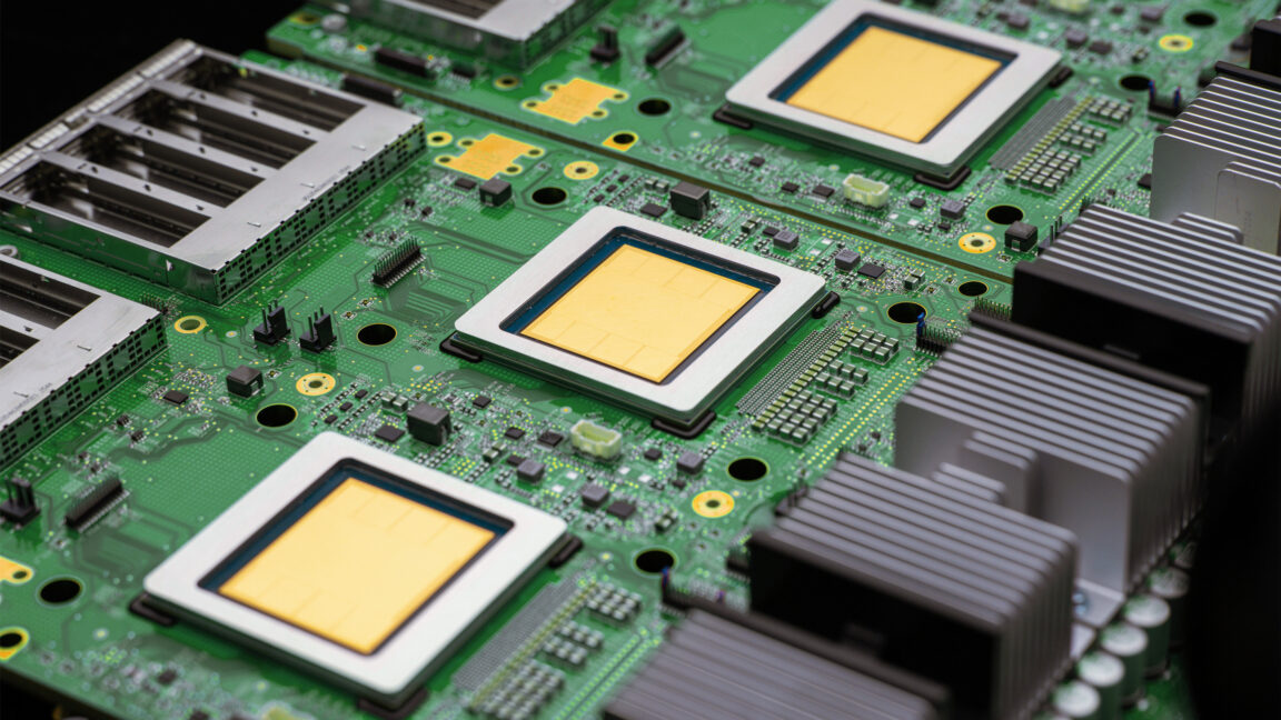 TPU 8t chips on a board