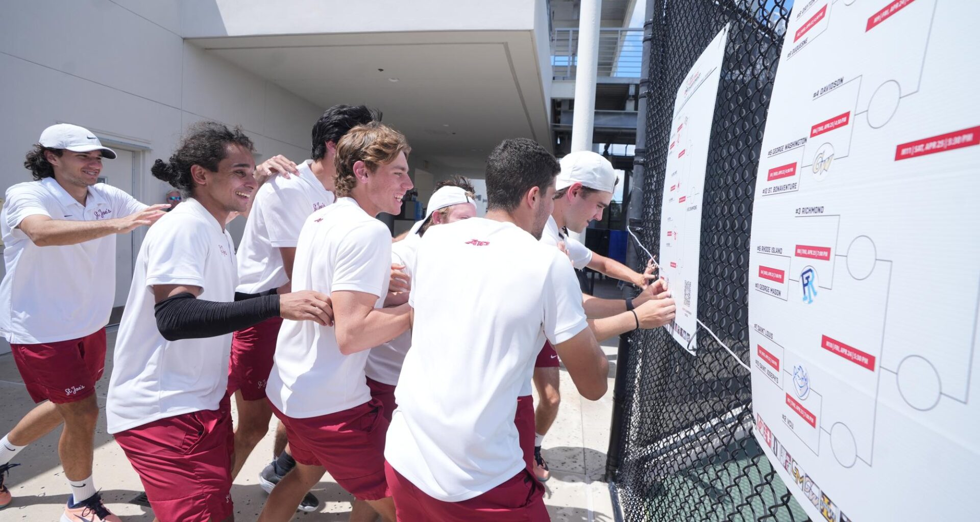 Men’s tennis puts a strong finish to A-10 semifinals – The Hawk News