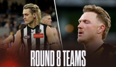 AFL Teams Round 8 2026: Confirmed line-ups, ins and outs