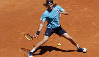 Renewed Tsitsipas marches into Madrid fourth round