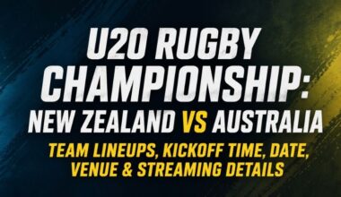 New Zealand vs Australia – Team Lineups, Kickoff Time, Date, Venue & Streaming Details