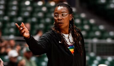 WBB Khalilah Mitchell bench