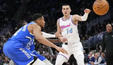 Heat's Pat Riley hints at big Giannis Antetokounmpo, NBA Free Agency acquisition image