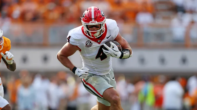 Georgia Bulldogs tight end Oscar Delp
