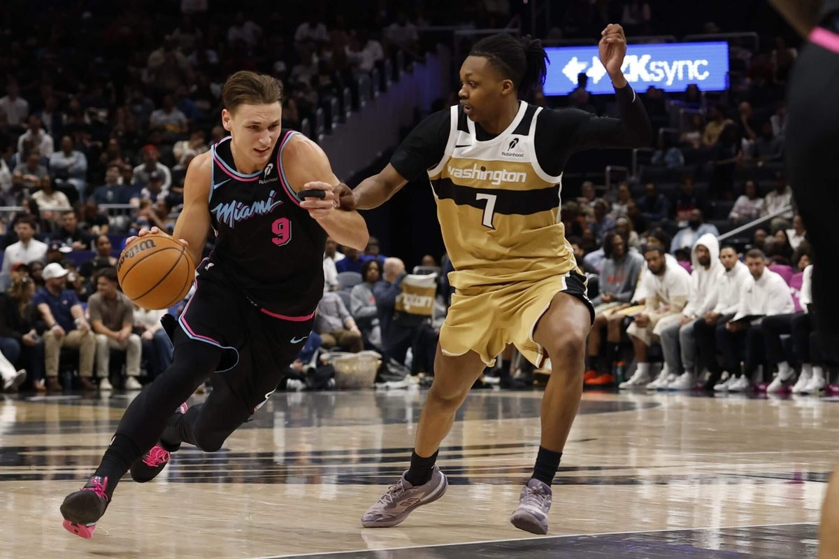 Wizards clinch NBA’s worst record, top draft-lottery floor with loss to Heat