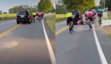 "This is what bike riders have to deal with": Driver overtaking group of cyclists riding two-abreast knocks rider off; All the reaction to Pogačar and Vollering's LBL wins; What's the cycling equivalent of a sub-two-hour marathon + more on the live blog - Cycling News | Bike Reviews