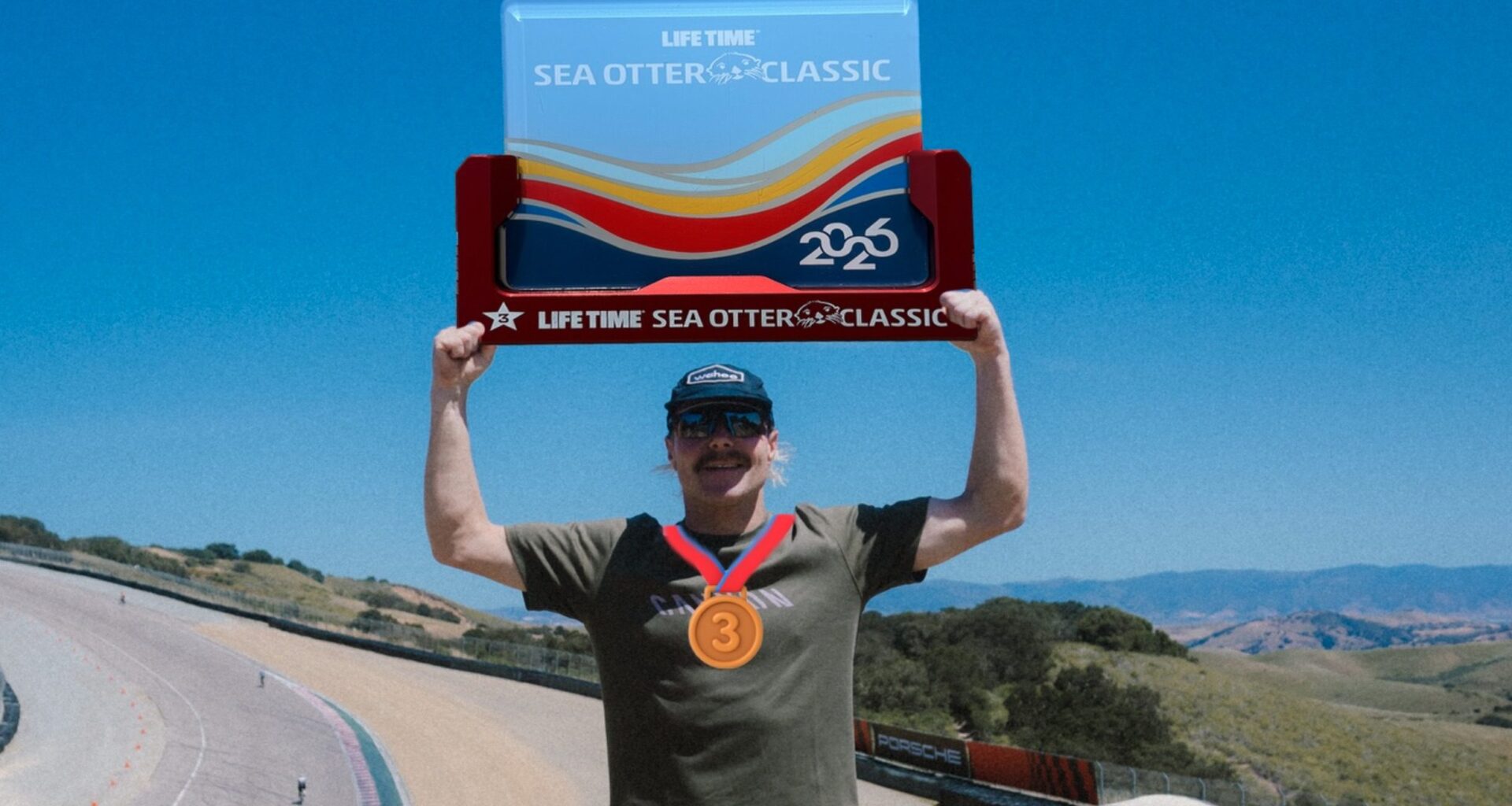 Valtteri Bottas lands a gravel podium at Sea Otter