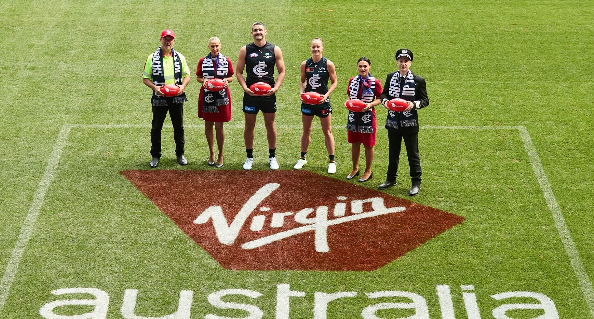 Carlton extend decade long partnership with Virgin Australia