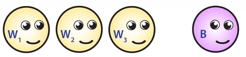 W and B bosons before electroweak symmetry breaking