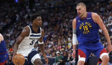 Timberwolves-Nuggets Game 1: Denver leans on star duo to claim series opener