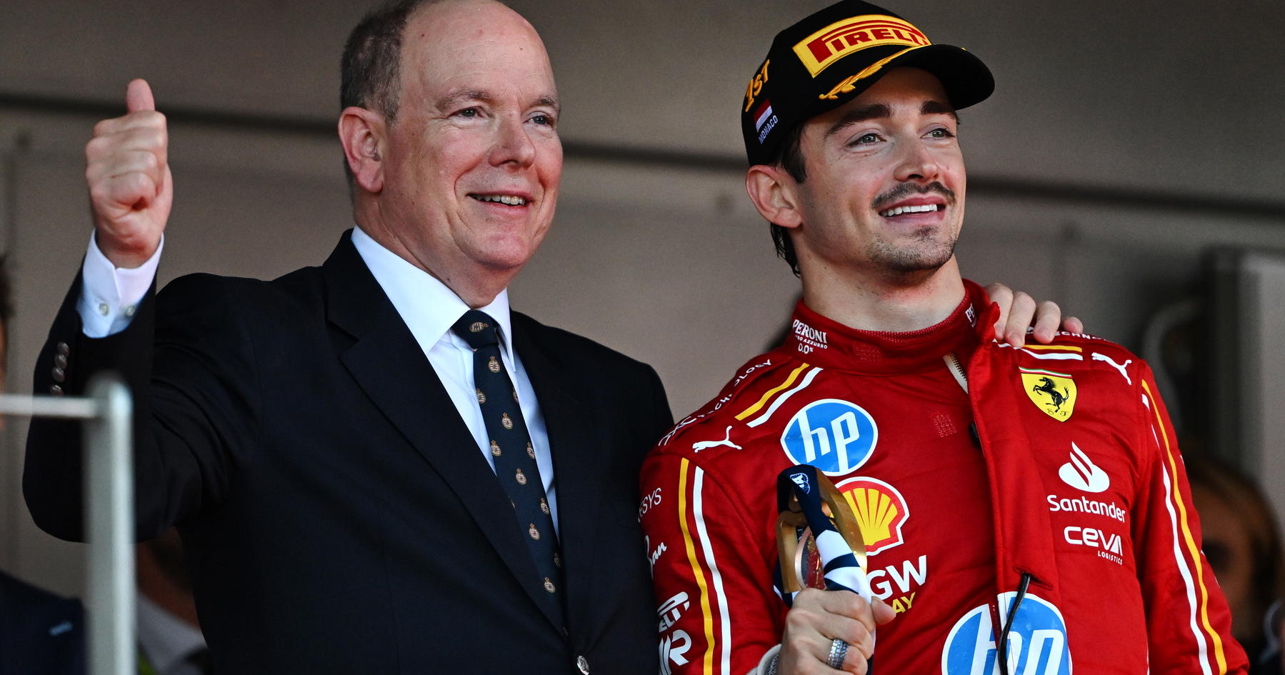 Charles Leclerc receives prestigious honour from Prince of Monaco