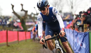 Soren Bruyere Joumard of France competes during 77th UCI Cyclo-Cross World Championships 2026