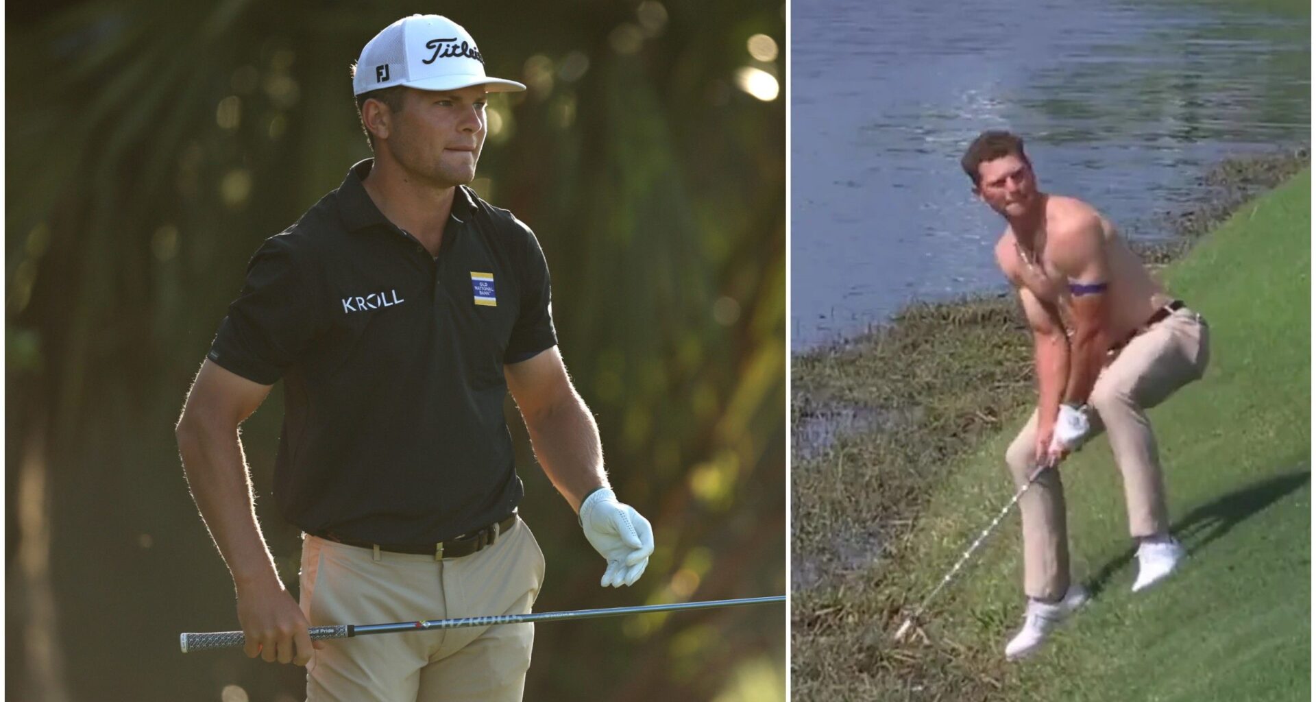 Zurich Classic: Michael Brennan Goes Viral With Shirtless Shot