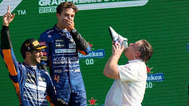 Daniel Ricciardo and Zak Brown worked together through the Aussie's time at McLaren.