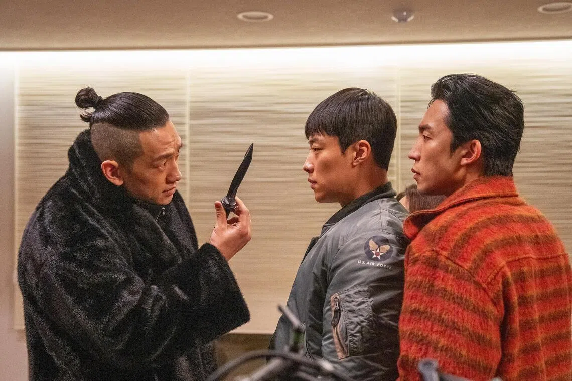 Bloodhounds 2 starring (from left) Rain, Woo Do-hwan and Lee Sang-yi.
